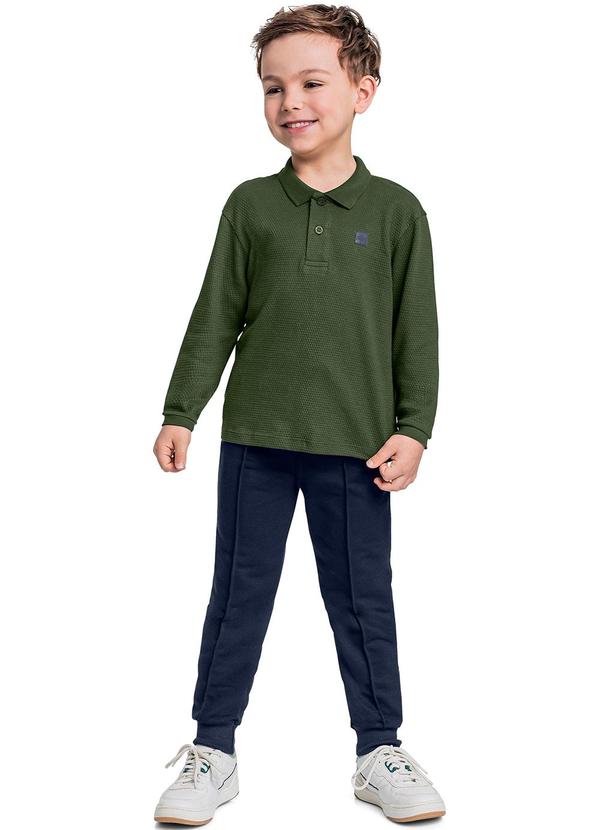 Quimby - Conjunto Camisa Polo e Calça Verde 1