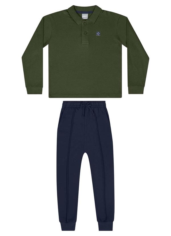 Quimby - Conjunto Camisa Polo e Calça Verde 2