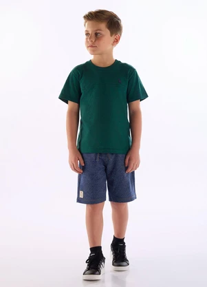 Quimby - Conjunto Camiseta Bermuda Verde - QUIMBY