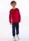 Quimby - Conjunto Camiseta Calça Cargo Vermelho - variação:  