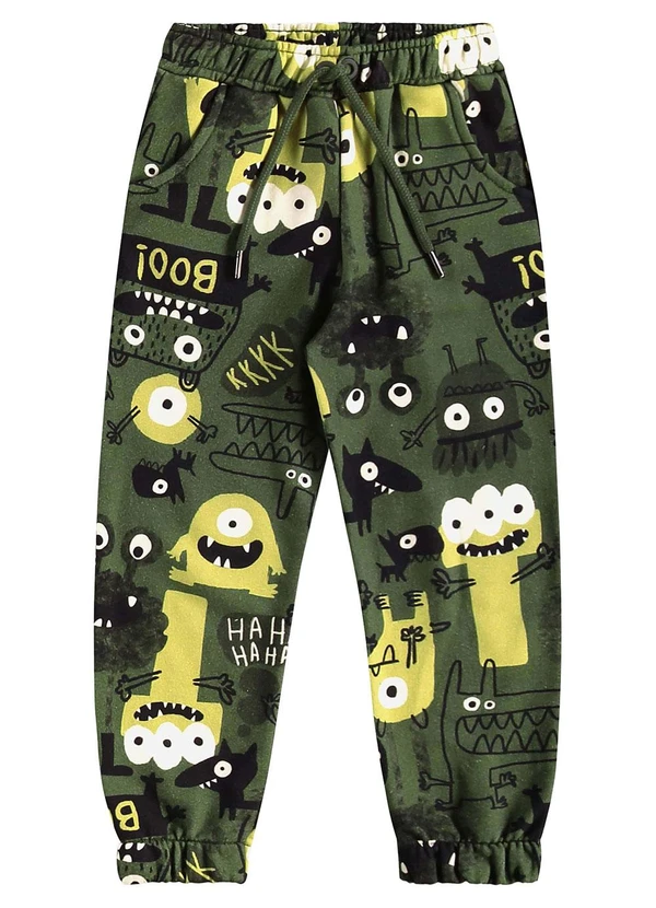 Três e Já - Conjunto Camiseta, Calça e Camisa Verde 8