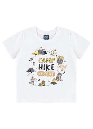 Bee Loop - Conjunto Camiseta Camp & Hike Branco - BEE LOOP