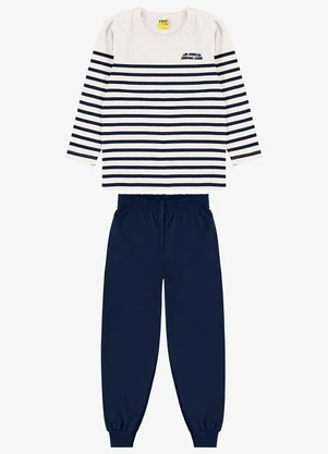 Rovi Kids - Conjunto Camiseta com Calça Malhão Fruit Azul - ROVI KIDS