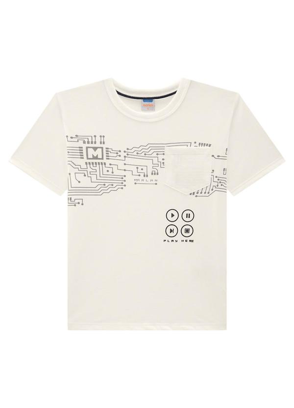 Marlan - Conjunto Camiseta e Bermuda Moletinho Bege 2
