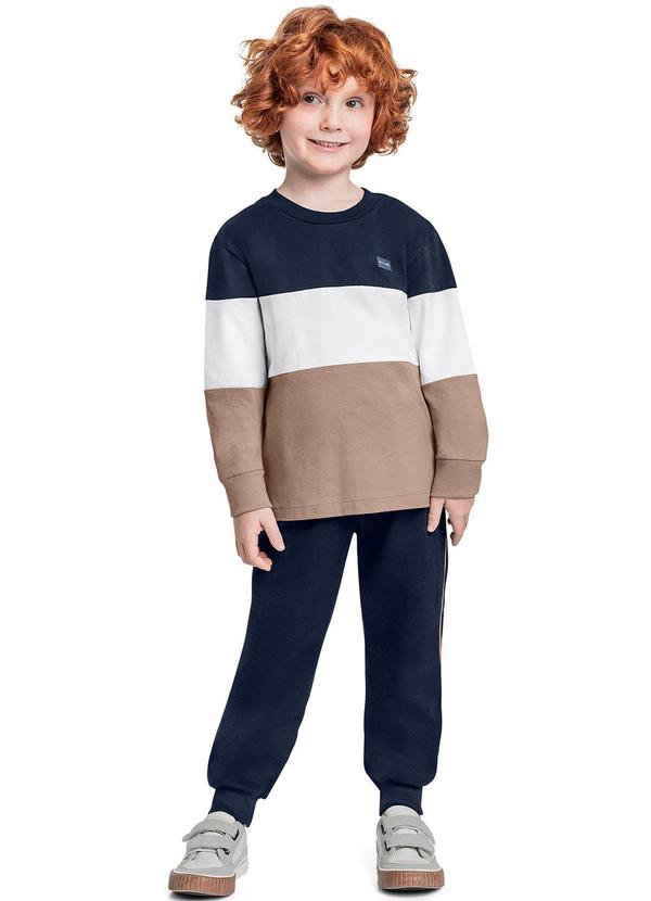 Quimby - Conjunto Camiseta e Calça Azul