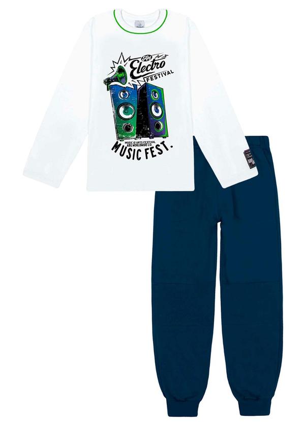 Abrange - Conjunto Camiseta e Calça Branco