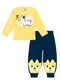 Abrange - Conjunto Camiseta e Calça Dog Baby Azul - variação: Amarelo
