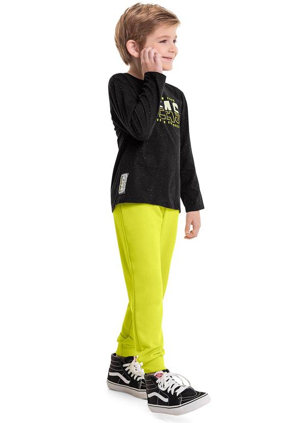 Bee Loop - Conjunto Camiseta e Calça Infantil Preto