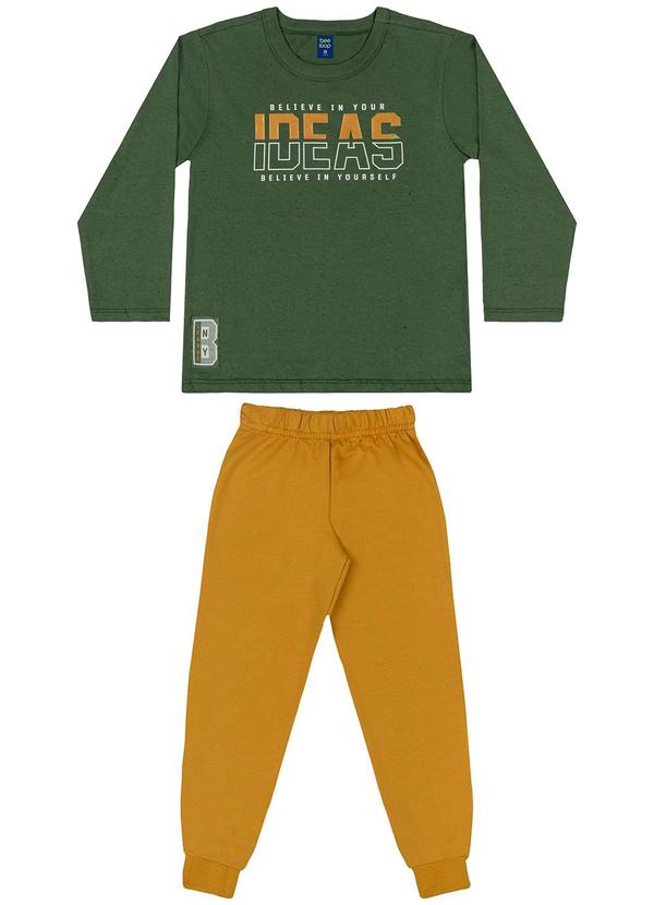 Bee Loop - Conjunto Camiseta e Calça Infantil Verde