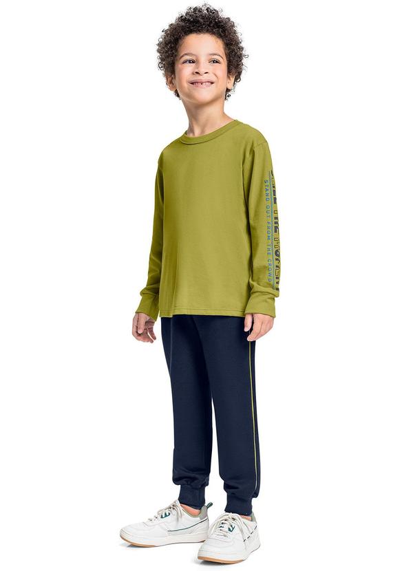 Bee Loop - Conjunto Camiseta e Calça Menino Verde