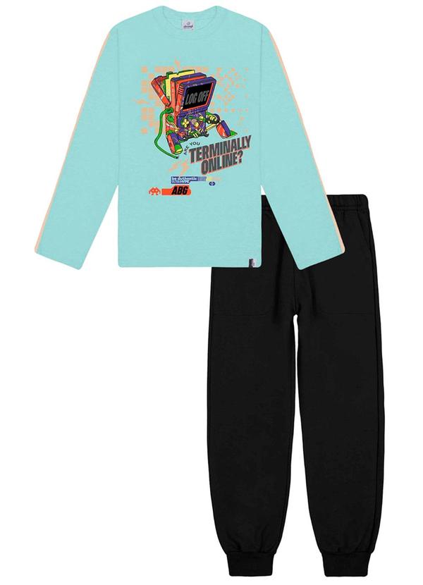 Abrange - Conjunto Camiseta e Calça Verde