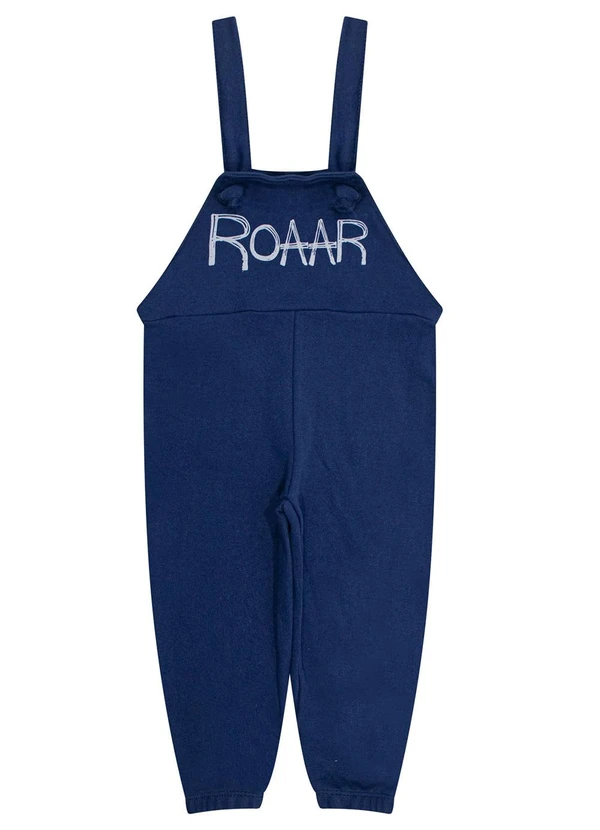 Turminha - Conjunto Camiseta e Jardineira Azul 4