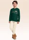 Fakini Kids - Conjunto Camiseta Manga Longa e Calça Verde - variação: Verde