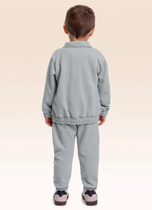 Fakini Kids - Conjunto Casaco e Calça Cinza - FAKINI KIDS