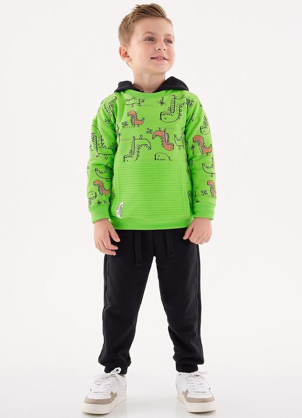 Up Baby - Conjunto Casaco e Calça Infantil Verde