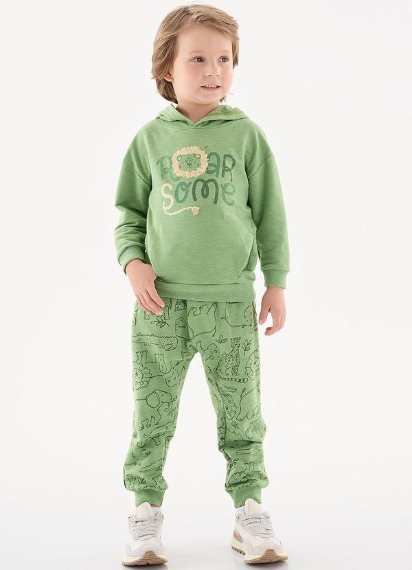 Up Baby - Conjunto Casaco e Calça Infantil Verde