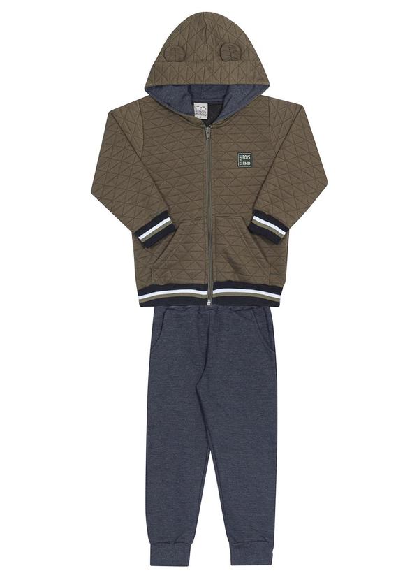 Randa Mundu - Conjunto Casaco Mat/Calça Moletom Verde