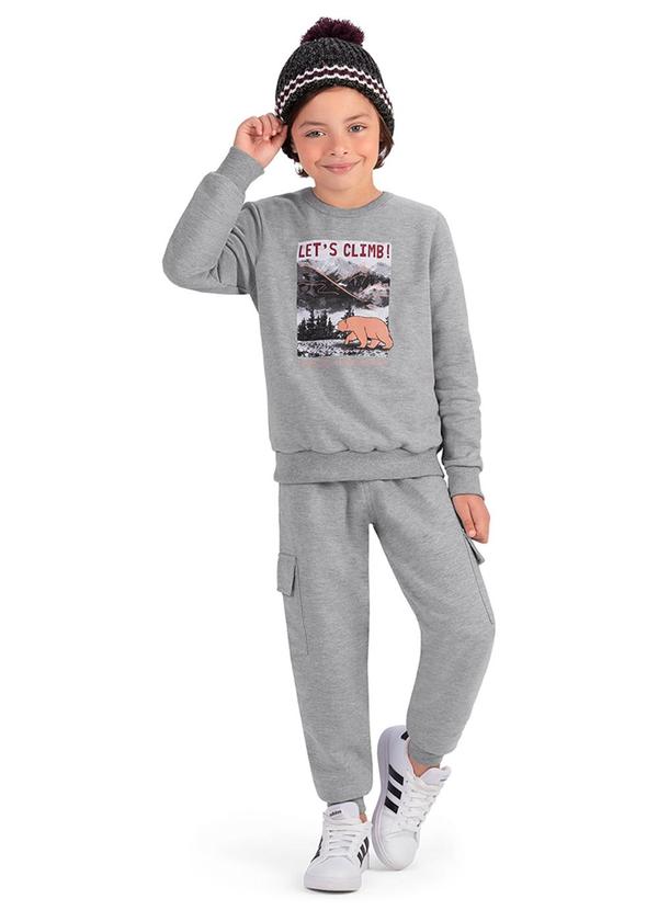 Alenice - Conjunto Casual Menino Cinza