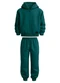 Malwee Kids - Conjunto Champion Since 68 Cinza Escuro - variação: Verde Turquesa