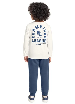 Bee Loop - Conjunto Champions League Calça Branco - BEE LOOP