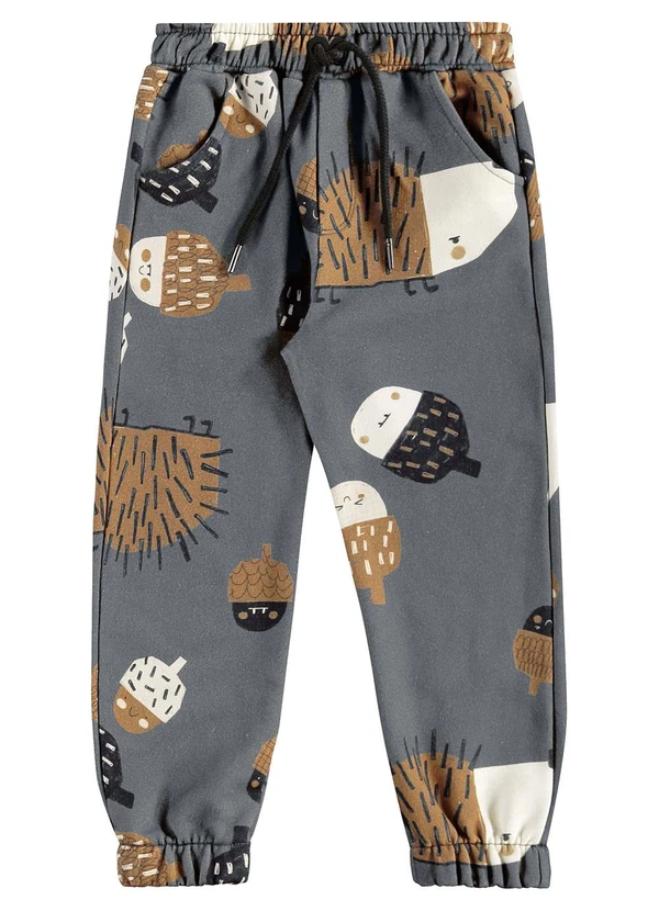 Três e Já - Conjunto com Blusão e Calça Cinza 6