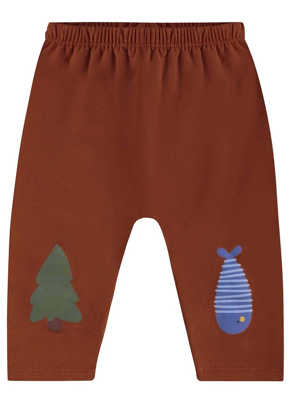 Três e Já - Conjunto com Blusão e Calça Marrom 6