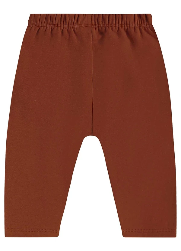 Três e Já - Conjunto com Blusão e Calça Marrom 7