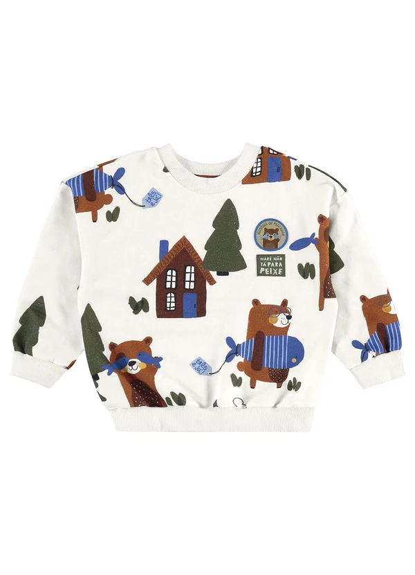 Três e Já - Conjunto com Blusão e Calça Marrom 5