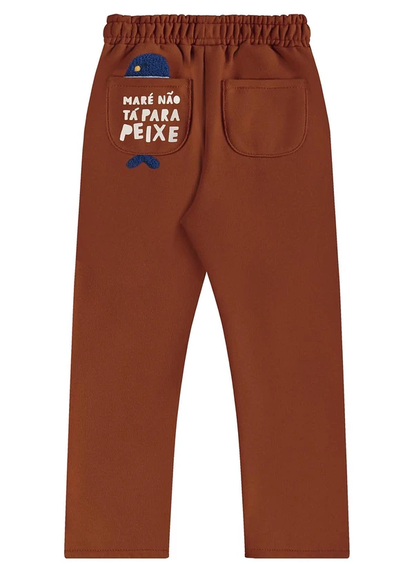 Três e Já - Conjunto com Blusão e Calça Marrom 8