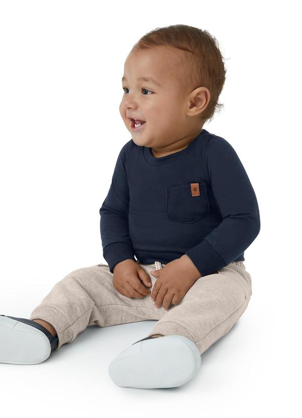 Carinhoso - Conjunto com Bolso Menino Azul