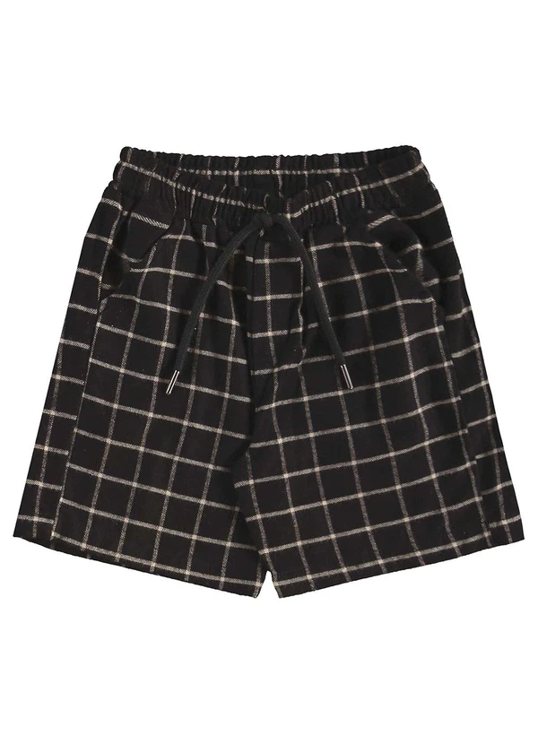 Três e Já - Conjunto com Camisa e Bermuda Preto 6