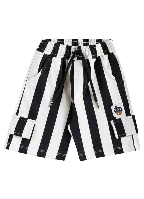 Três e Já - Conjunto com Camiseta e Bermuda Cinza 7