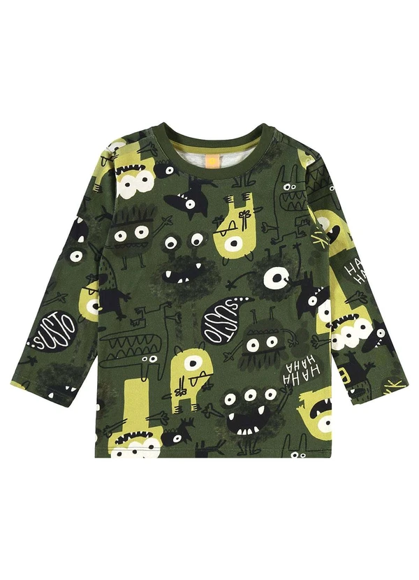 Três e Já - Conjunto com Camiseta e Calça de Verde 4