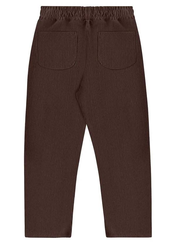 Três e Já - Conjunto com Camiseta e Calça Marrom 8