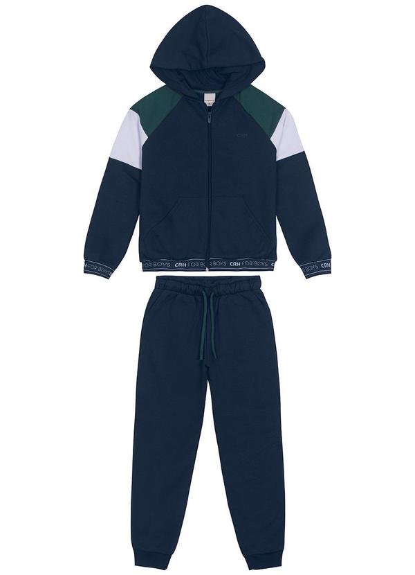 Carinhoso - Conjunto com Capuz Menino Azul