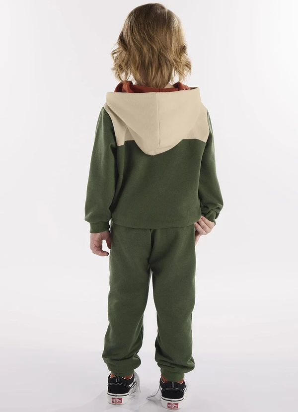 Três e Já - Conjunto com Casaco e Calça Verde 2