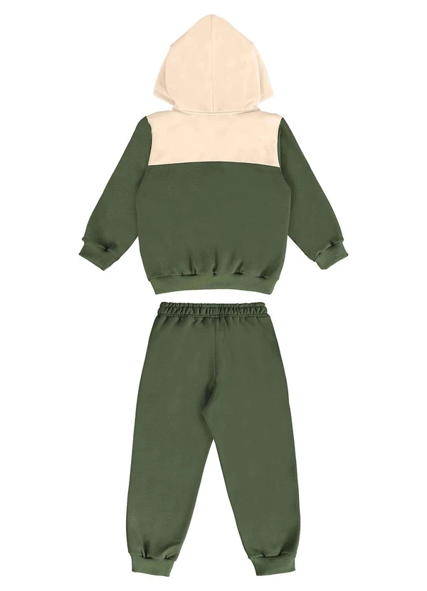 Três e Já - Conjunto com Casaco e Calça Verde 4