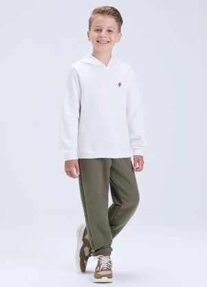 Vida Costeira - Conjunto com Detalhe Aplicado Off White - VIDA COSTEIRA