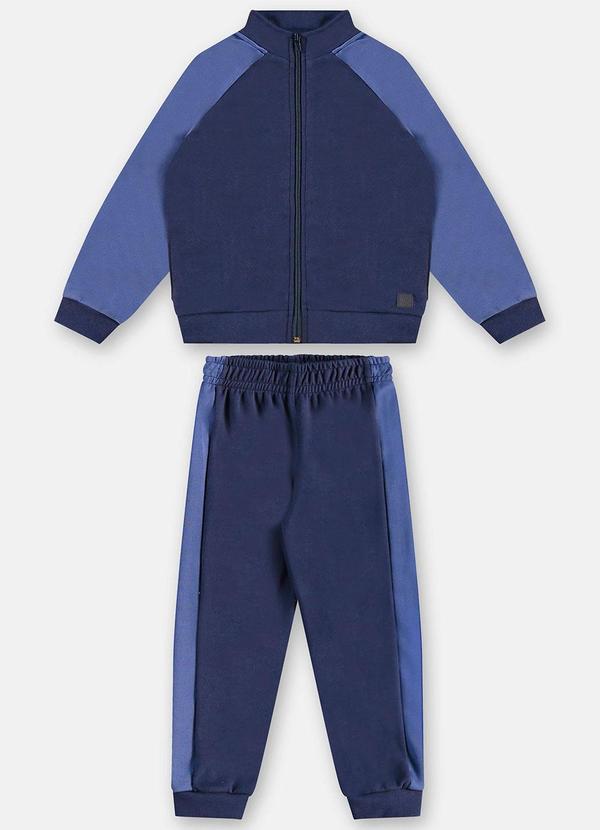 Up Baby - Conjunto com Jaqueta e Calça Azul 2