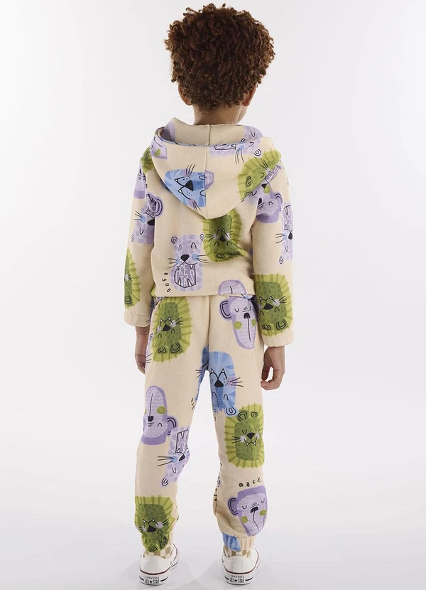 Três e Já - Conjunto com Jaqueta e Calça Bege 2