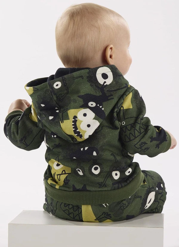 Três e Já - Conjunto com Jaqueta e Calça de Verde 2