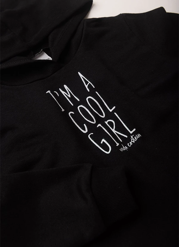 Vida Costeira - Conjunto Cropped e Calça Holográfica Preto 3