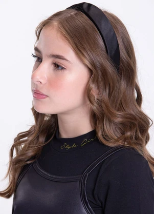 Vida Costeira - Conjunto Cropped e Vestido Infantil Preto - VIDA COSTEIRA