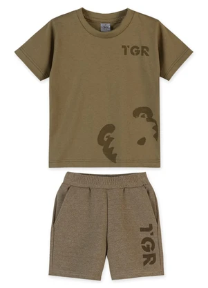 Tigor T Tigre - Conjunto Curto Bebê Verde - TIGOR T TIGRE