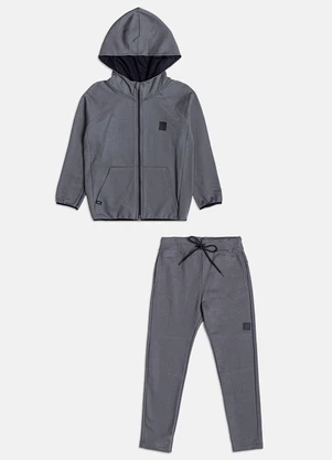 Youccie - Conjunto de Moletom Cinza Cinza - YOUCCIE