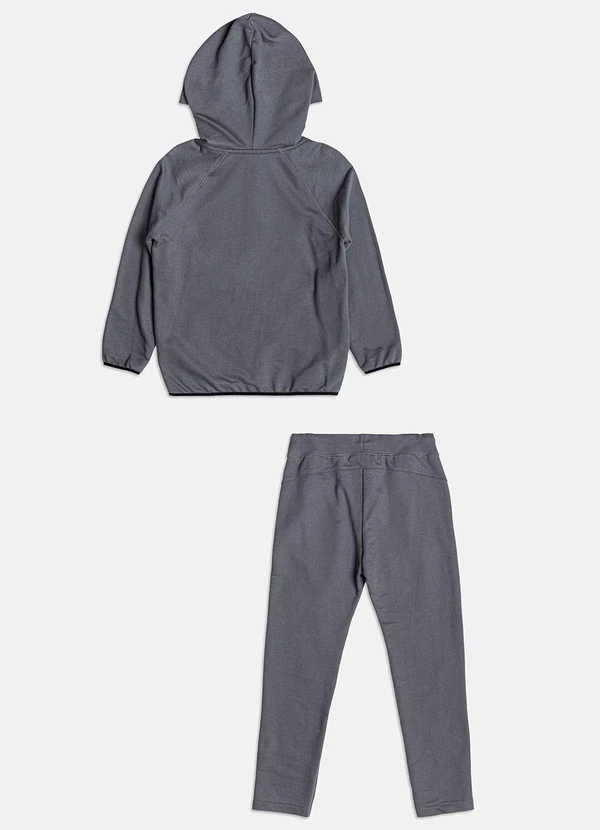 Youccie - Conjunto de Moletom Cinza Cinza 2