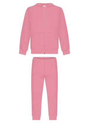 Alakazoo - Conjunto de Moletom com Calça e Jaqueta Rosa - ALAKAZOO