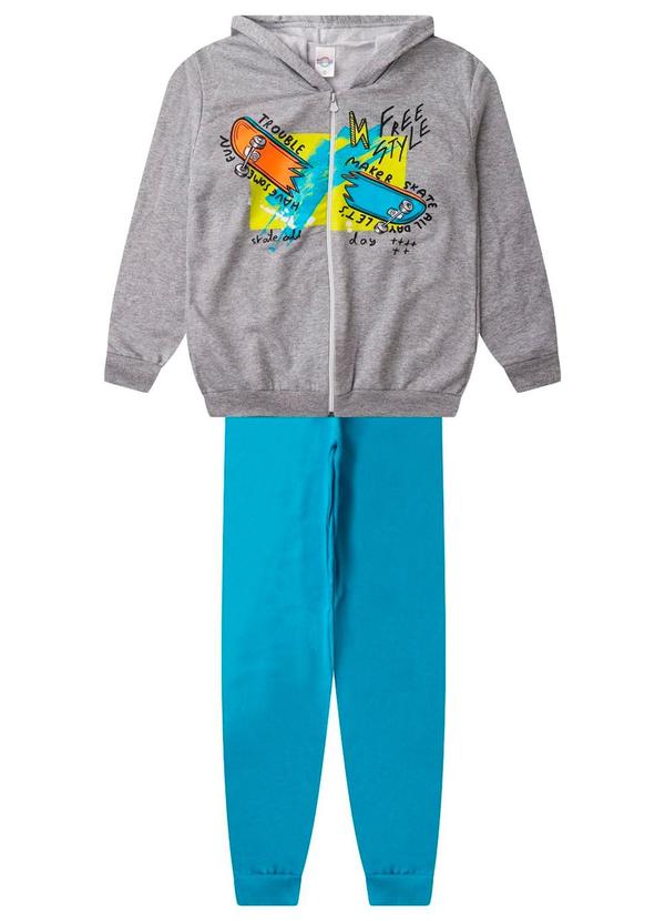 Rovitex - Conjunto de Moletom com Capuz Kappes Cinza