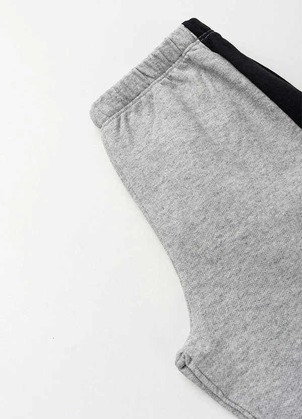 Vida Costeira - Conjunto de Moletom com Faixa Lateral Mescla 6