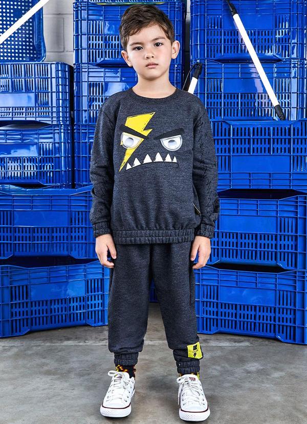 Youccie - Conjunto de Moletom Preto